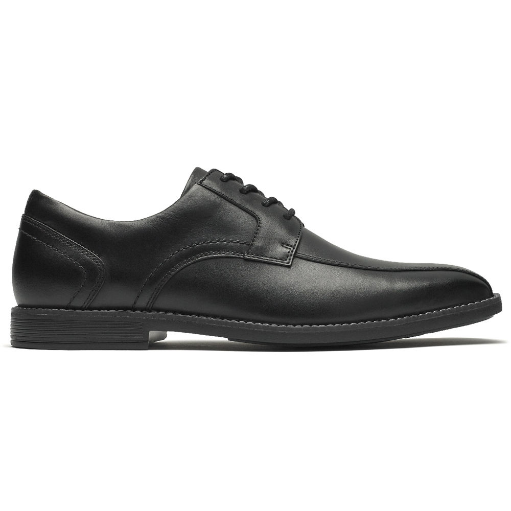 Rockport Mens Oxfords Black - Slayter Bike Toe - UK 264-ZKFESV